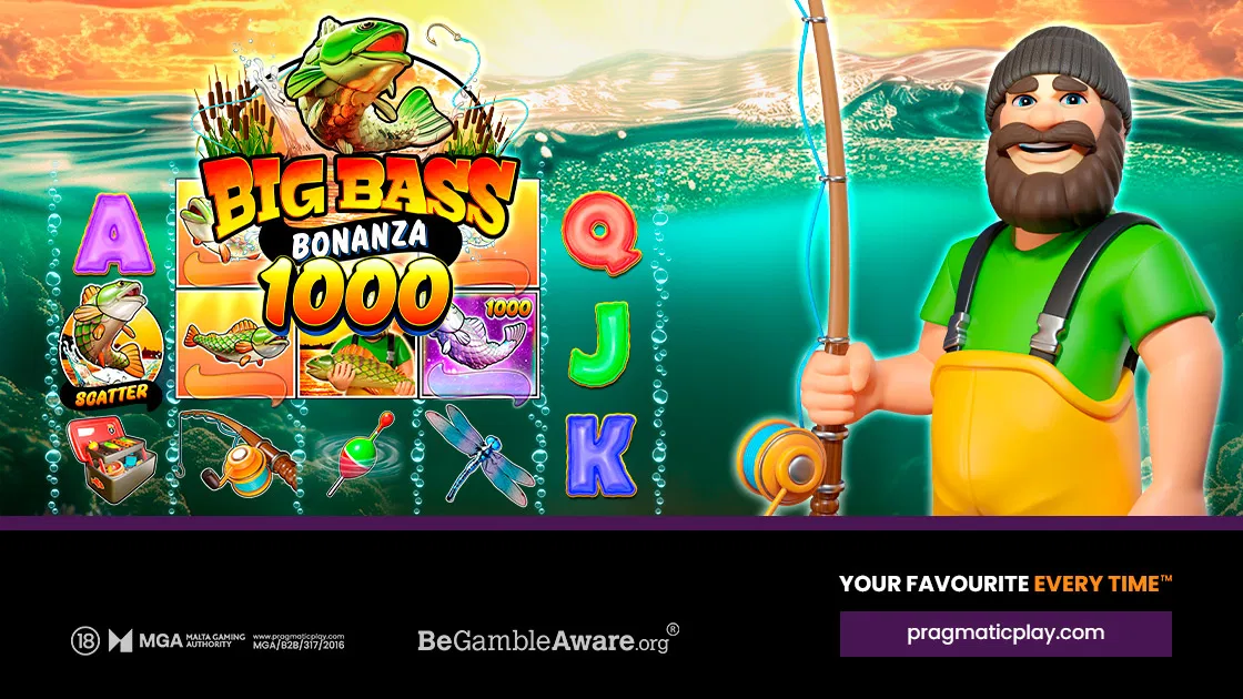 Бонус в Big Bass Bonanza запускается тремя и более Scatter
