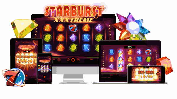 Starburst Wild - расширение и re-spins